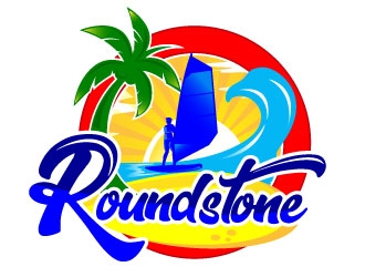 Roundstone Windsurfing logo design by Suvendu