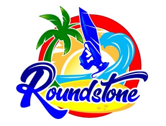 Roundstone Windsurfing logo design by Suvendu