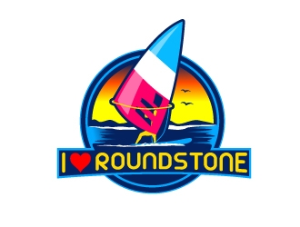 Roundstone Windsurfing logo design by dasigns