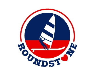 Roundstone Windsurfing logo design by uttam