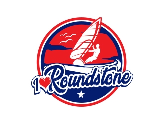 Roundstone Windsurfing logo design by MarkindDesign