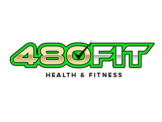 480Fit logo design by BeDesign