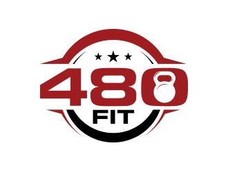 480Fit logo design by MarkindDesign