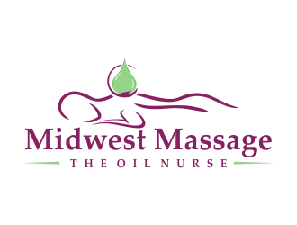 Midwest Massage The Oil Nurse logo design by aldesign