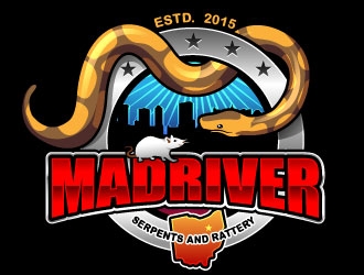 Madriver Serpents and Rattery logo design by Suvendu
