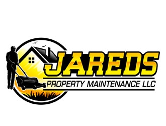 Jareds Property Maintenance LLC logo design by DreamLogoDesign