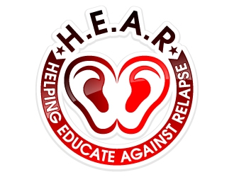 Helping Educate Against Relapse (H.E.A.R)  logo design by Aelius