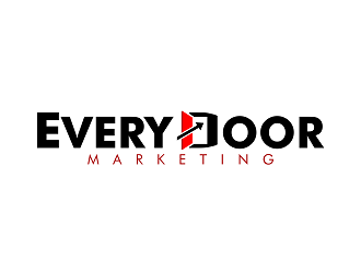 Every Door Marketing logo design by Republik