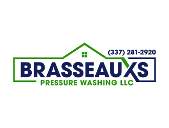 Brasseauxs Pressure Washing LLC logo design by ingepro