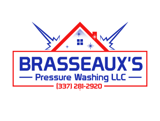 Brasseauxs Pressure Washing LLC logo design by BeDesign