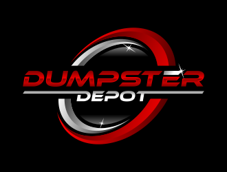 Dumpster Depot logo design by ubai popi