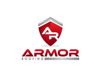 Armor Roofing  logo design by gipanuhotko
