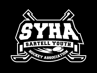 Sartell Youth Hockey Association logo design by Panara