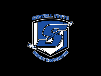 Sartell Youth Hockey Association logo design by beejo