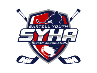 Sartell Youth Hockey Association logo design by Cekot_Art