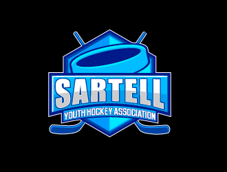 Sartell Youth Hockey Association logo design by Ultimatum