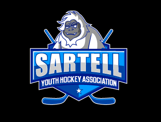 Sartell Youth Hockey Association logo design by Ultimatum