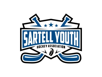 Sartell Youth Hockey Association logo design by CreativeKiller