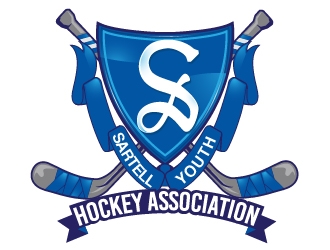 Sartell Youth Hockey Association logo design by dorijo