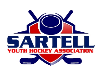 Sartell Youth Hockey Association logo design by ElonStark