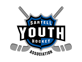 Sartell Youth Hockey Association logo design by Republik