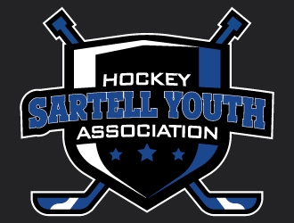 Sartell Youth Hockey Association logo design by MUSANG