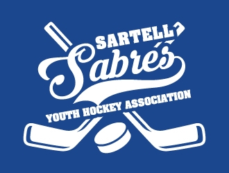 Sartell Youth Hockey Association logo design by LogOExperT