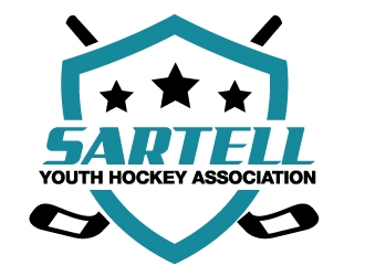 Sartell Youth Hockey Association logo design by PMG