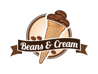 Beans & Cream logo design by uttam