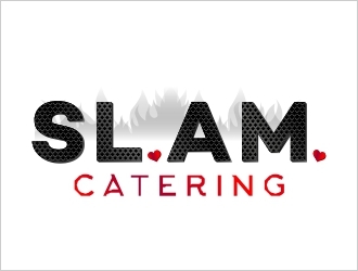 SL.AM. Catering logo design by Shabbir