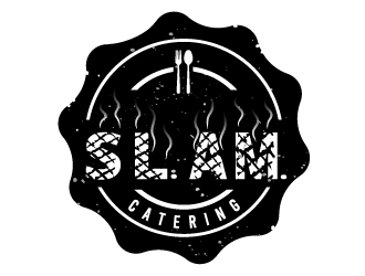 SL.AM. Catering logo design by IanGAB