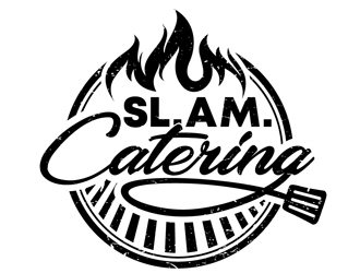 SL.AM. Catering logo design by DreamLogoDesign