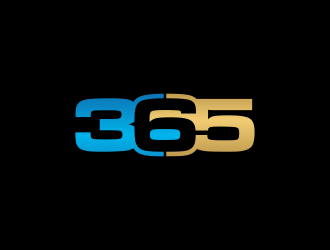 365 logo design by BlessedArt