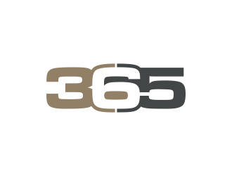 365 logo design by BlessedArt