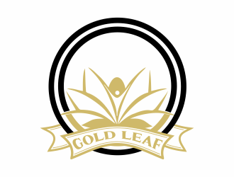 THE GOLD LEAF logo design by Mahrein