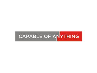 Capable of Anything  logo design by Diancox