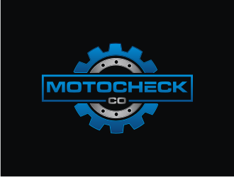 Motocheck.Co logo design by Franky.