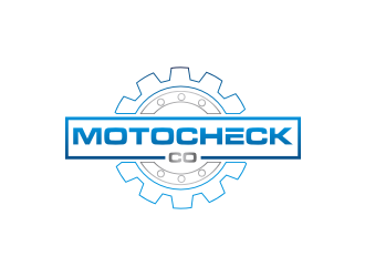 Motocheck.Co logo design by Franky.