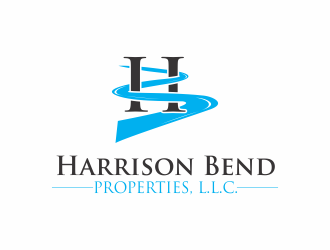 Harrison Bend Properties, L.L.C.   logo design by up2date