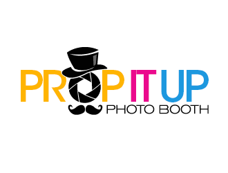 Prop It Up Photo Booth logo design by kunejo