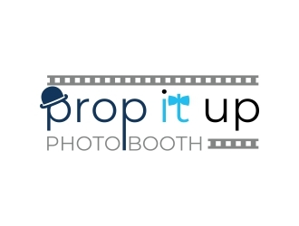 Prop It Up Photo Booth logo design by dibyo