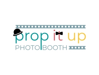 Prop It Up Photo Booth logo design by dibyo