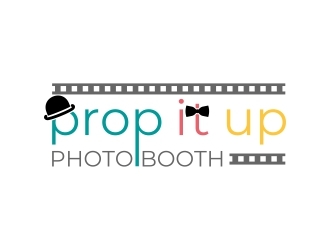 Prop It Up Photo Booth logo design by dibyo