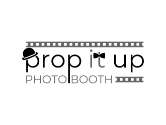 Prop It Up Photo Booth logo design by dibyo