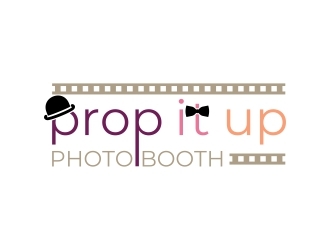 Prop It Up Photo Booth logo design by dibyo