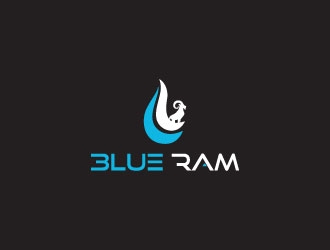 Blue Ram logo design by Kabupaten
