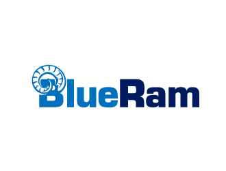 Blue Ram logo design by THOR_