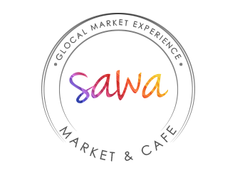 Sawa Market & Cafe  logo design by BeDesign