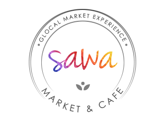 Sawa Market & Cafe  logo design by BeDesign