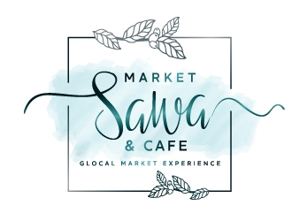 Sawa Market & Cafe  logo design by REDCROW